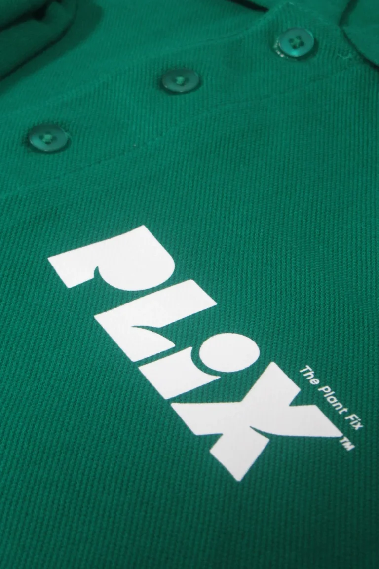 Plix polo with large back print
